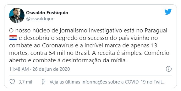 PF prende blogueiro bolsonarista do MS que pretendia fugir do país PF prende blogueiro bolsonarista do MS que pretendia fugir do país
