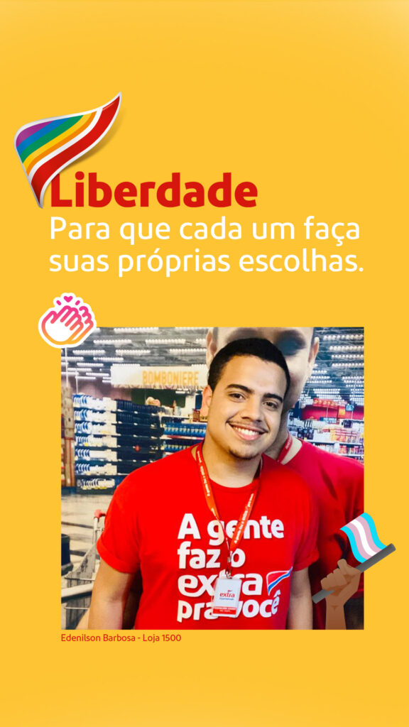 Colaboradores de hipermercado protagonizam campanha LGBTQIA+