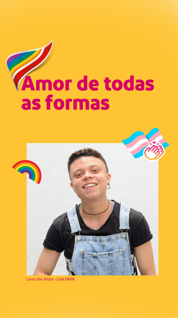 Colaboradores de hipermercado protagonizam campanha LGBTQIA+