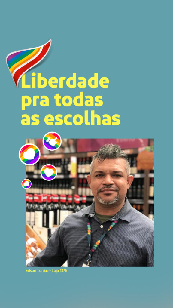 Colaboradores de hipermercado protagonizam campanha LGBTQIA+
