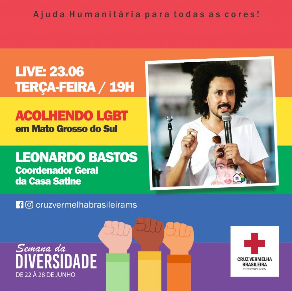 Cruz Vermelha Brasileira de Mato Grosso do Sul inicia projeto de inclusão com Semana da Diversidade