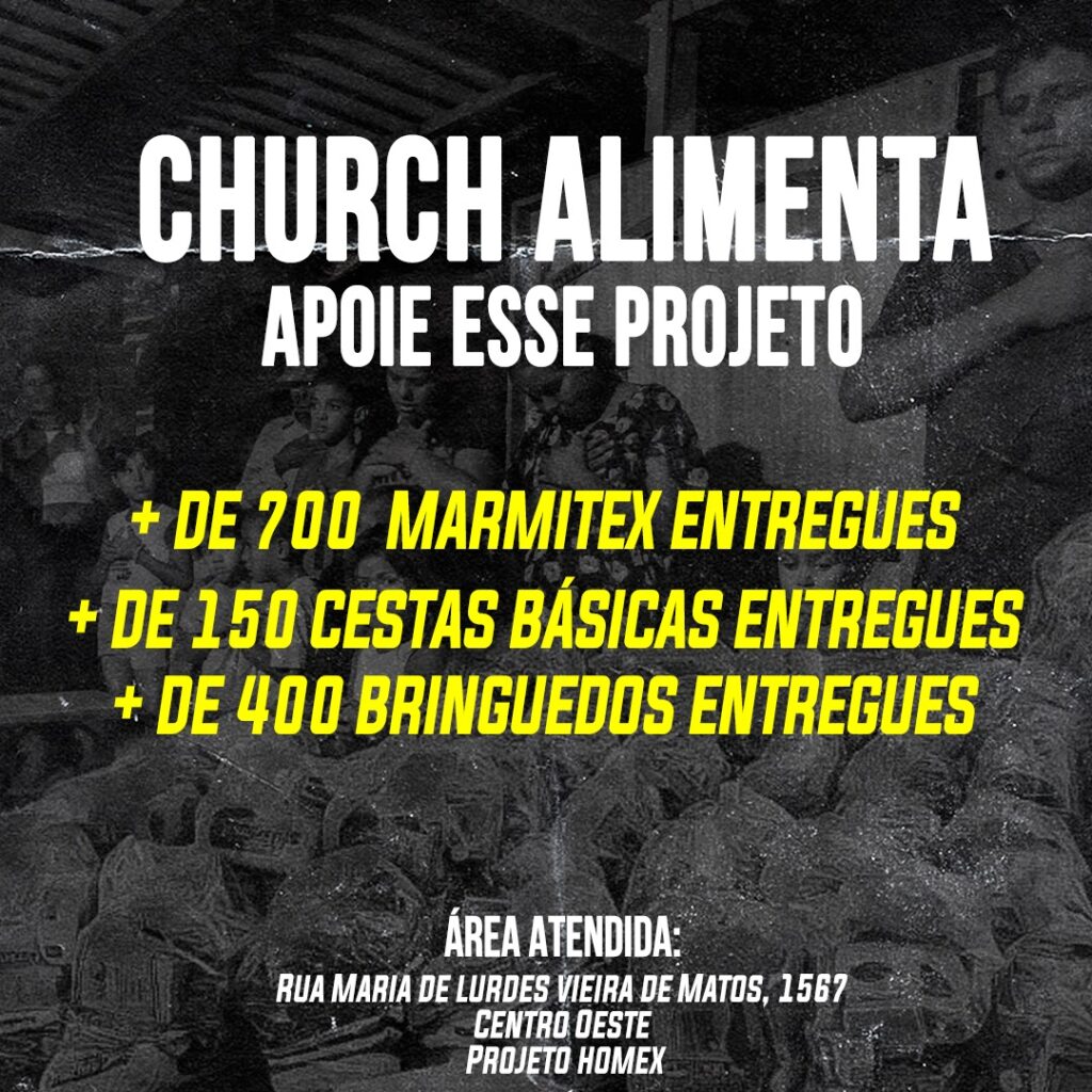 Church do Alto faz arrecadação de alimentos, roupas e brinquedos para atender as famílias na região da Homex Church do Alto faz arrecadação de alimentos, roupas e brinquedos para atender as famílias na região da Homex
