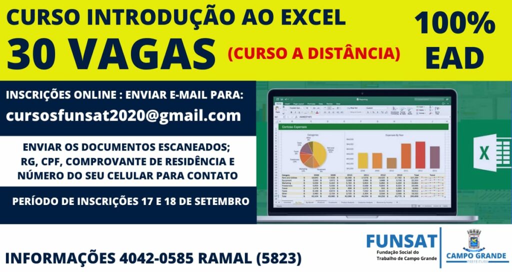 Funsat abre 30 vagas para curso gratuito e 100% EAD