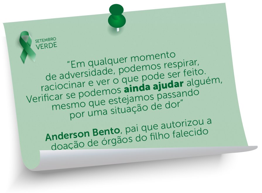 Setembro Verde: Há 27 anos, lei sensibiliza para doação de órgãos