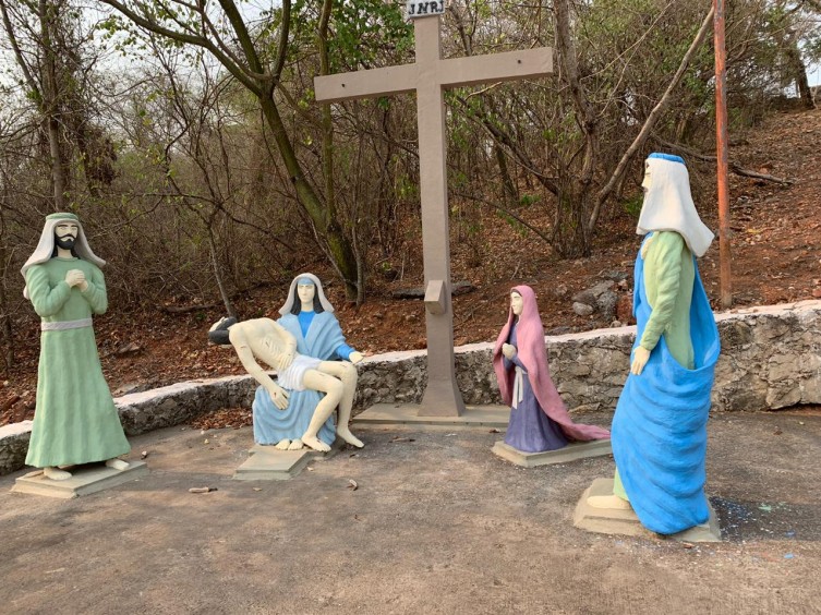 Ponto turístico 'Cristo Rei do Pantanal' está em fase final de restauração