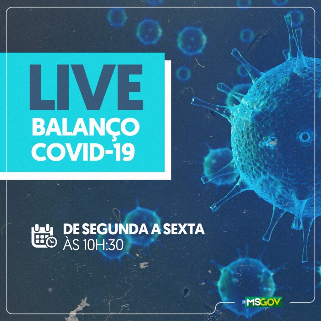 Final de semana não terá live do coronavírus; Dados serão apresentados na segunda (5)