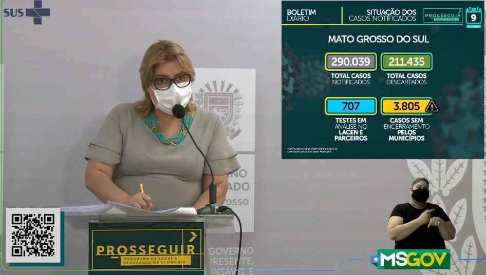 Na última live da semana, Secretaria de Saúde divulga 544 novos casos e 14 óbitos por covid-19