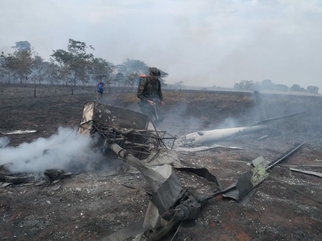 PM de Dourados prende piloto de helicóptero que caiu em Rosana (SP)