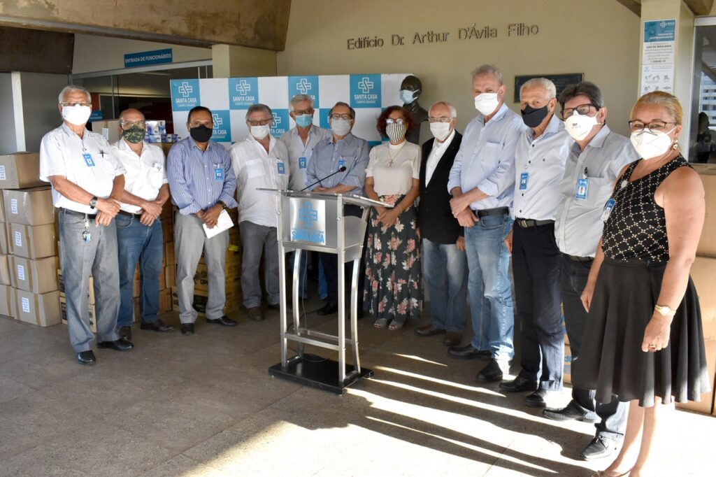 Santa Casa recebe apoio do SES com doação de materiais Santa Casa recebe apoio do SES com doação de materiais