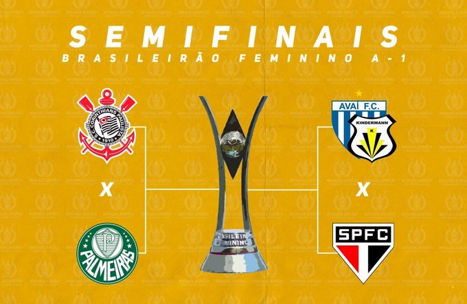 CBF confirma semifinais do Brasileirão Feminino para domingo, em SP CBF confirma semifinais do Brasileirão Feminino para domingo, em SP
