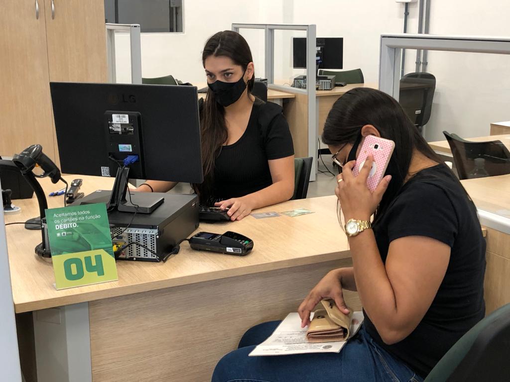 Detran disponibiliza sistema de pagamento com cartão em todas as agências da capital
