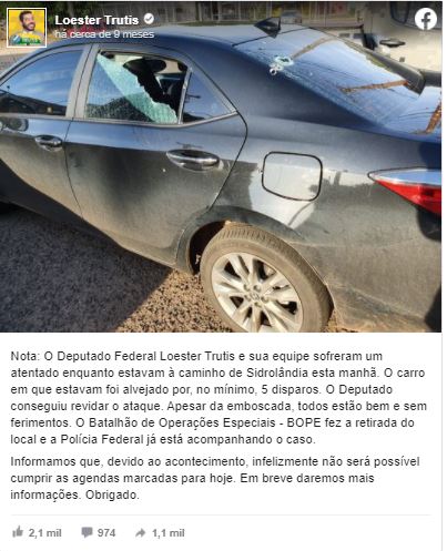 PF deflagra Operação Tracker contra suposto atentado a deputado federal