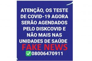 SES desmente fake news sobre agendamento de exames covid em postos de saúde da Capital SES desmente fake news sobre agendamento de exames covid em postos de saúde da Capital
