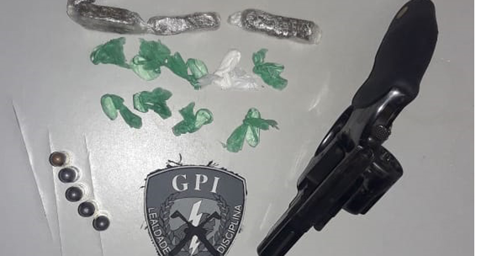 Guarda flagra festas e apreende arma, munições e maconha durante madrugada na capital