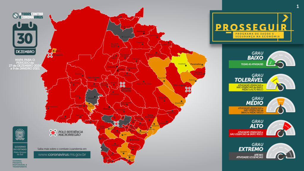 Programa Prosseguir classifica Capital e mais 60 municípios em grau de alto risco pela covid-19