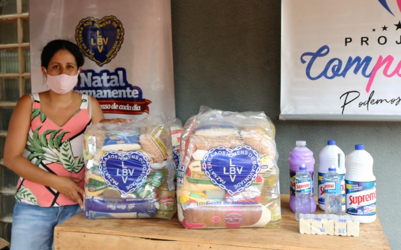 Famílias aquidauanenses recebem apoio da LBV