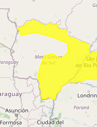 Inmet emite alerta de tempestade para 65 cidades de Mato Grosso do Sul Inmet emite alerta de tempestade para 65 cidades de Mato Grosso do Sul
