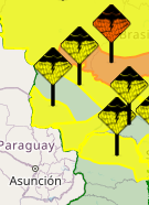 Inmet emite alerta de tempestade para quase todas as cidades de Mato Grosso do Sul