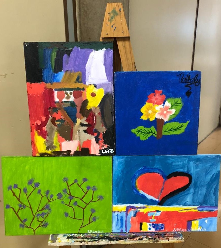 Pinturas das crianças do CICA enchem de cor o seu feriado de Carnaval Pinturas das crianças do CICA enchem de cor o seu feriado de Carnaval