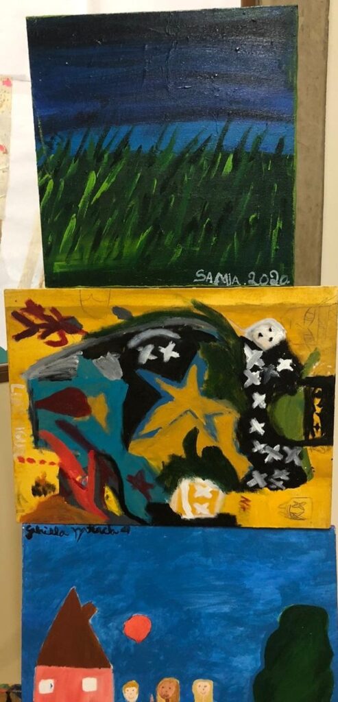 Pinturas das crianças do CICA enchem de cor o seu feriado de Carnaval Pinturas das crianças do CICA enchem de cor o seu feriado de Carnaval