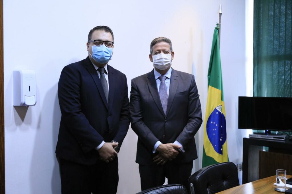 Prefeito de Dourados Alan Guedes tem encontro com líder do governo e presidente da Câmara em Brasília