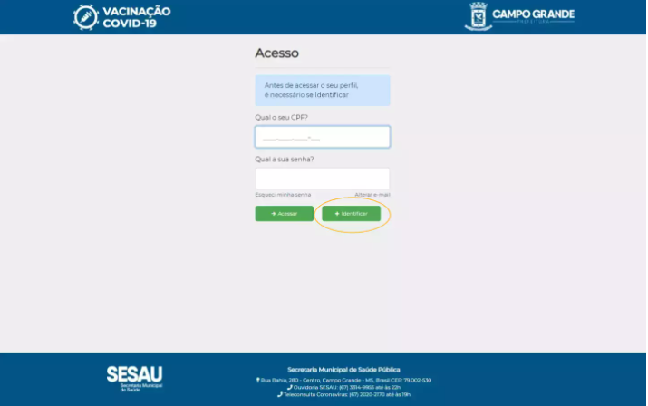 Idosos de 65 a 74 anos já podem se cadastrar no Sistema de Identificação Prévia para vacinação contra Covid Idosos de 65 a 74 anos já podem se cadastrar no Sistema de Identificação Prévia para vacinação contra Covid