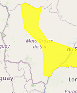 Inmet emite alerta de chuvas intensas para 54 cidades de MS