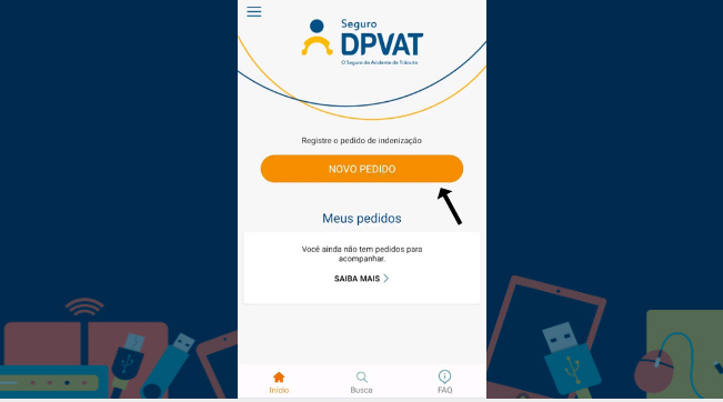 Aprenda o passo a passo para pedir o seguro DPVAT pelo aplicativo