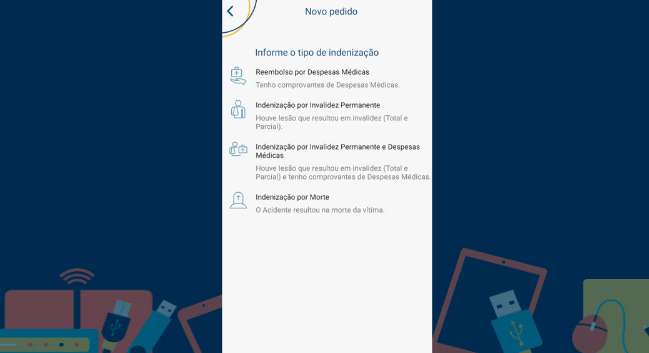 Aprenda o passo a passo para pedir o seguro DPVAT pelo aplicativo