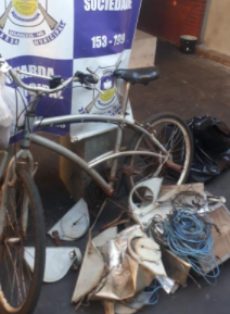 Homem é preso após danificar refletores e furtar fios no centro de Dourados