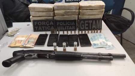 Polícia Militar apreende quase 90 quilos de pasta base de cocaína em Corumbá