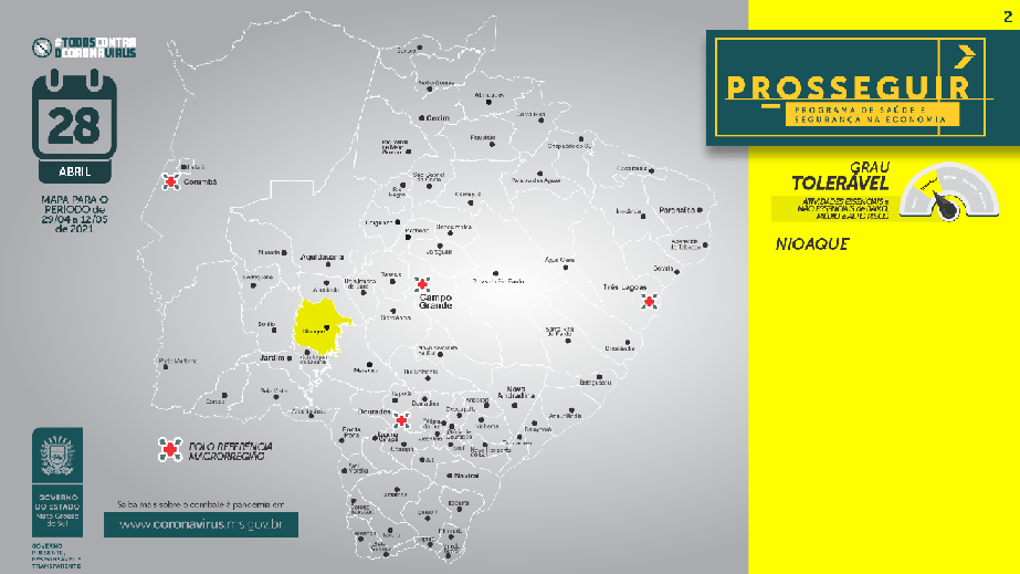 Prosseguir: Mudanças nas bandeiras alteram toque de recolher para as 21h na Capital