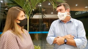 Riedel participa de reunião com setor produtivo e elenca pilares para retomada da economia Riedel participa de reunião com setor produtivo e elenca pilares para retomada da economia