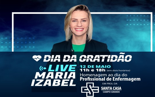 Santa Casa realiza live especial em comemoração ao dia da enfermagem