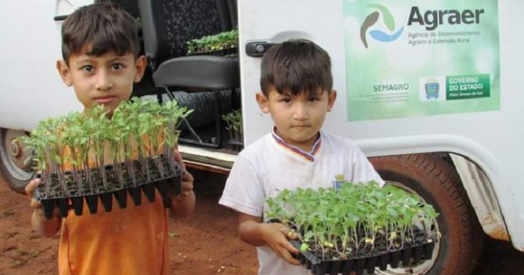 Parceria da Agraer com município de Japorã implanta hortas na Aldeia Porto Lindo