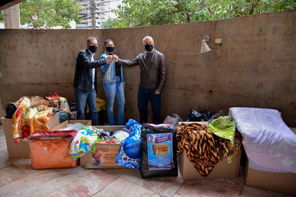 Doações do escritório do senador Trad são entregues à Agepan