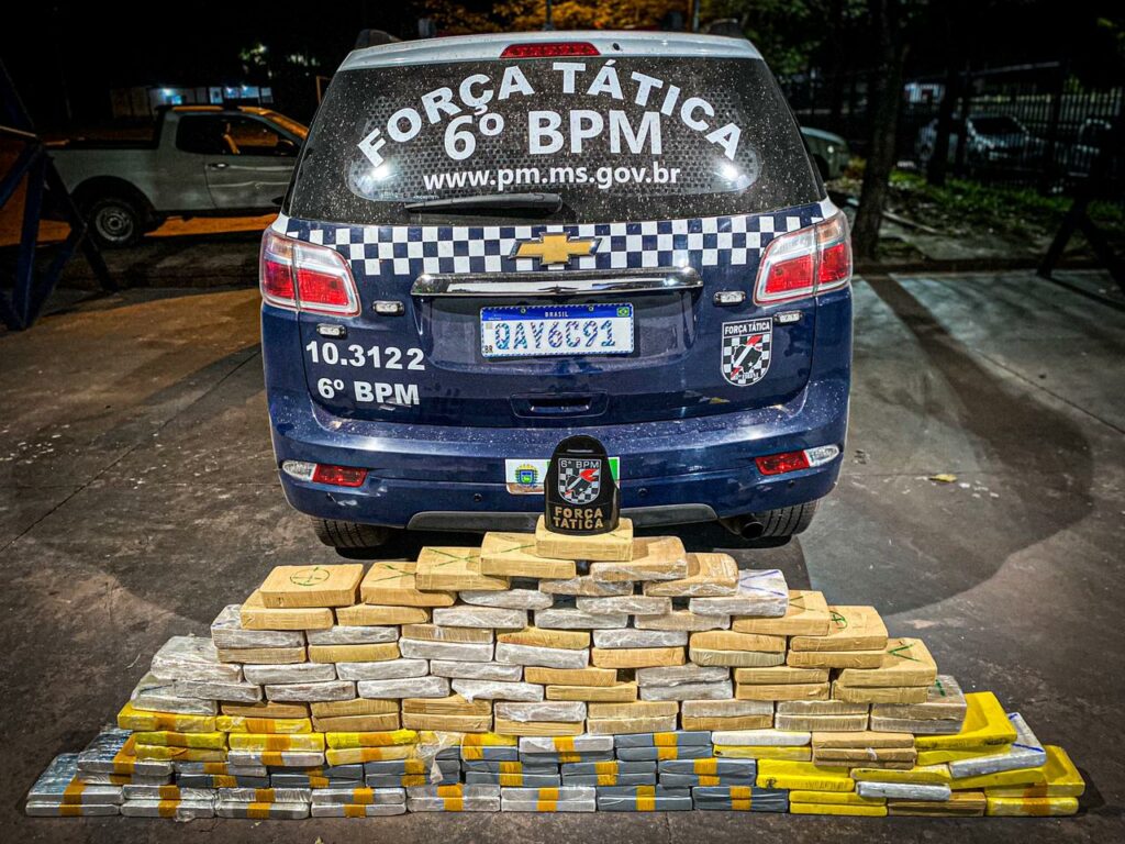 PM apreende mais de 130 quilos de cocaína e pasta base na fronteira PM apreende mais de 130 quilos de cocaína e pasta base na fronteira