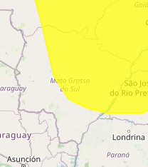 Inmet alerta para baixa umidade para 39 municípios de Mato Grosso do Sul