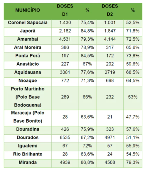 MPF diz que vacinação de indígenas fracassa e atinge 50% da população em algumas cidades do MS