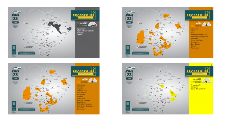60% dos municípios de MS estão na bandeira vermelha do Prosseguir; veja regras