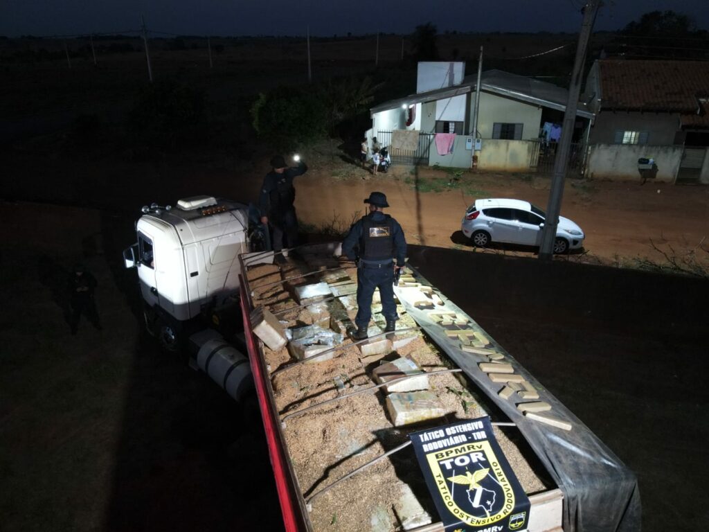 Recorde batido! Carregamento de maconha somou 36,5 toneladas