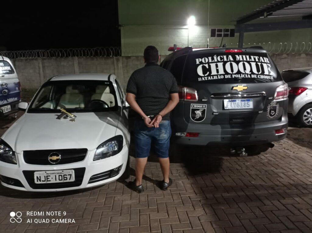 Choque prende homem após tentativa de homicídio na Moreninhas Choque prende homem após tentativa de homicídio na Moreninhas