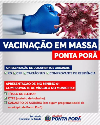 Vacinação em massa em 13 municípios de fronteira começam hoje com alta procura no MS