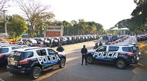 Estrutura da PM é reforçada na Capital com triplo de viaturas até semi blindada