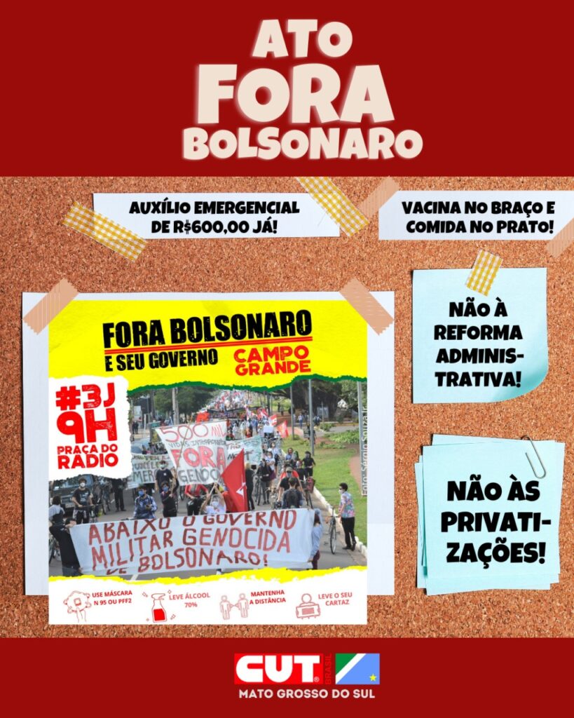 Movimentos antecipam 3º ato por Impeachment para este sábado, após escândalo da Covaxin