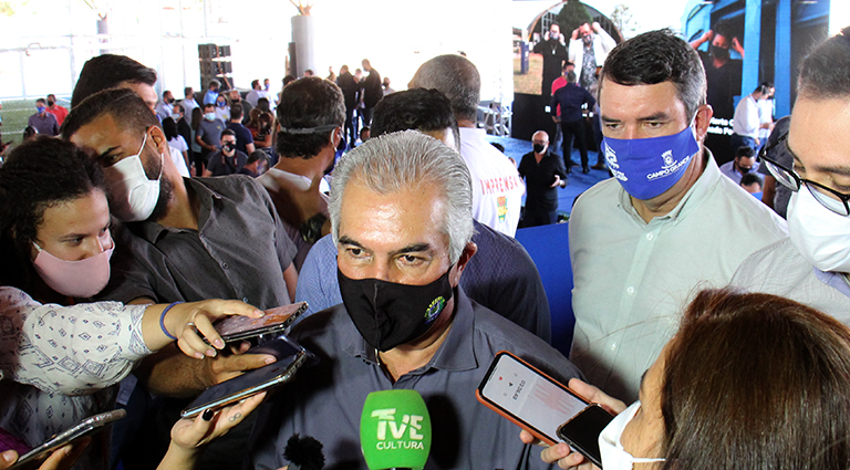 “Quando governantes se unem, o desenvolvimento vem”, afirma Reinaldo Azambuja ao celebrar aniversário da Capital
