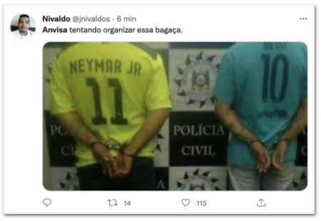 Suspensão do jogo entre Brasil e Argentina pela Anvisa gera memes nas redes sociais