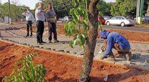 Obra de revitalização do Parque dos Poderes é vistoriada pelo governador