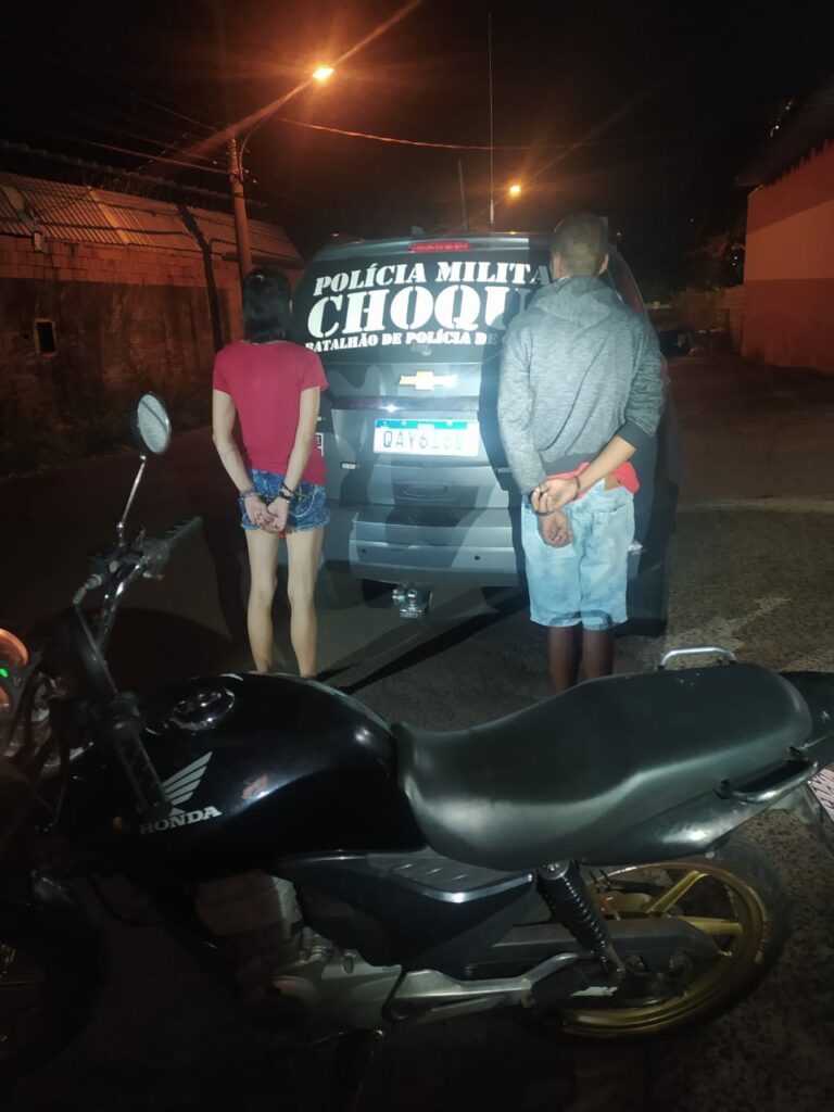 Casal responsável por uma série de crimes na Capital é preso pelo Choque em motel