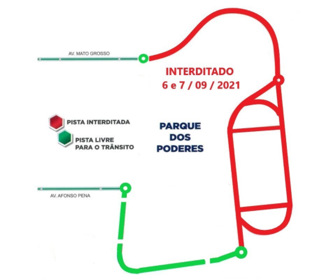 Com reforma em pleno vapor, Parque dos Poderes segue “fechado” neste feriado